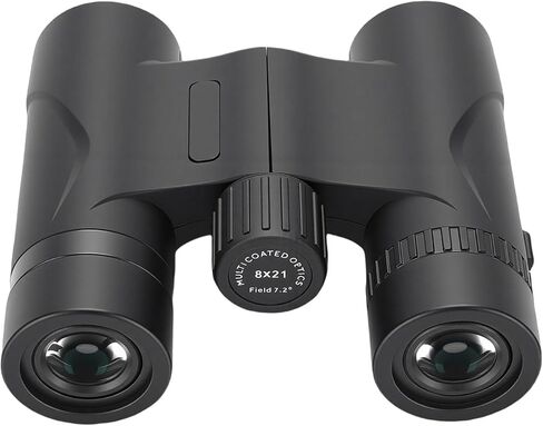 Fabater Portable Binoculars 8X Magnification High Definition Foldable Pocket Telescope for Bird Watching Camping Traveling Wildlife Observation, 8X Binoculars for Adults in Saudi Arabia