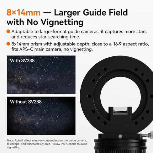 SVBONY SV238 Off-Axis Guider with SV226P M42-M48 Filter Drawer Set with SV241 Astronomy Telescope Power Adapter, Micro DC USB HUB, High-Speed Output, Integrated USB Hub for Outdoor Astrophotography in Saudi Arabia