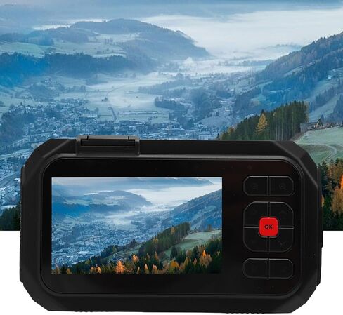 Zopsc Digital Camera 48MP QHD with WiFi and Dual Screen, 16x Zoom Selfie Camera for Travel Photography, Compact Vlog Cam for Beginners (Black) in Saudi Arabia