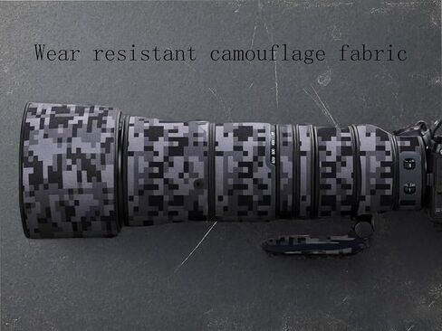 غطاء عدسة MUEAST لهاتف Nikon Z مقاس 180-600 مم F/5.6-6.3 VR عدسة واقية مقاومة للماء غطاء حماية للعدسة المموهة (اللون # مموه رقمي) in Kuwait