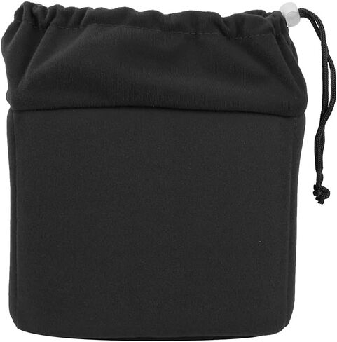 Shockproof Foldable Camera Insert Bag, Drawstring Camera Lens Pouch Lens Cases for Lenses, Cable and Other Photography Gear (Orange) in Saudi Arabia