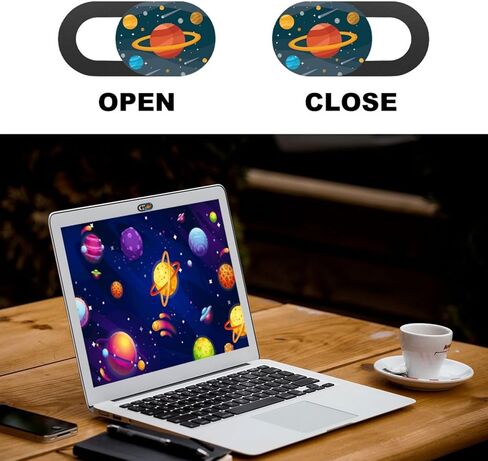 3pcs Cartoon Kitten Camera Covers Webcam Slide for Laptop PC Web Privacy Protector Sticker Camera Blockers in Saudi Arabia