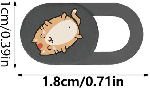 3pcs Cartoon Kitten Camera Covers Webcam Slide for Laptop PC Web Privacy Protector Sticker Camera Blockers in Saudi Arabia