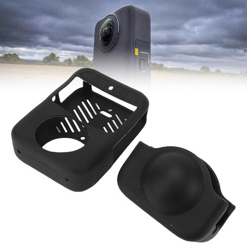 Fydun Silicone Case for 360 Camera Dust Proof Protective Sleeve Lens Cover for Action Photography Enthusiasts in Saudi Arabia