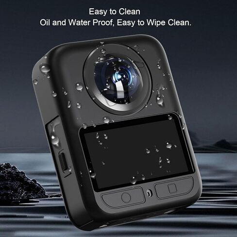 Fydun Silicone Case for 360 Camera Dust Proof Protective Sleeve Lens Cover for Action Photography Enthusiasts in Saudi Arabia