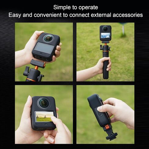 Fydun Silicone Case for 360 Camera Dust Proof Protective Sleeve Lens Cover for Action Photography Enthusiasts in Saudi Arabia