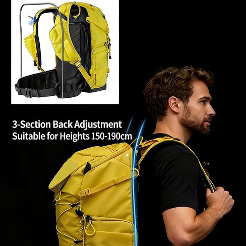 حقيبة ظهر LEOFOTO BPA-35L الكل في واحد بعدسات الكاميرا للسفر والتصوير في الهواء الطلق، مقاومة للماء DSLR/حقيبة التنزه بدون مرآة، متوافقة مع الكاميرات والعدسات والطائرات بدون طيار in Saudi Arabia