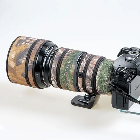 Lens Cover for Olympus 40-150mm F/2.8 PRO camouflage Camera Lens Protection Sleeve (Color #Withered grass camouflage - Waterproof) Rain Cover in Saudi Arabia