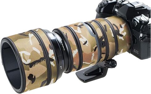 Lens Cover for Olympus 40-150mm F/2.8 PRO camouflage Camera Lens Protection Sleeve (Color #Withered grass camouflage - Waterproof) Rain Cover in Saudi Arabia