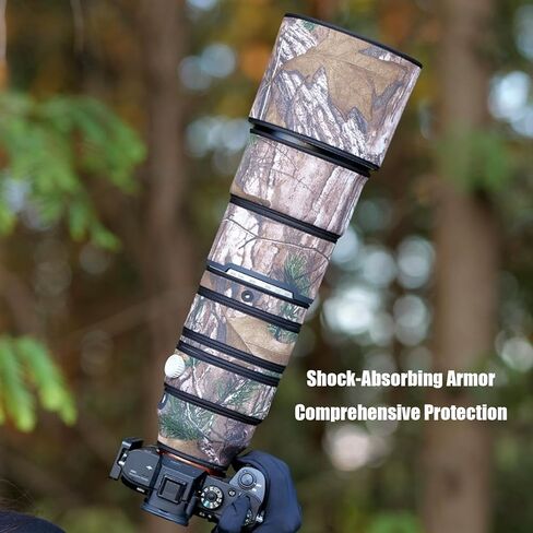 غطاء عدسة Canon RF 800mm F/5.6 L هو غطاء حماية لعدسة الكاميرا المموهة USM (لون #تمويه الغابة - مقاوم للماء) غطاء للمطر in Kuwait