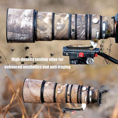 غطاء عدسة Canon RF 800mm F/5.6 L هو غطاء حماية لعدسة الكاميرا المموهة USM (لون #تمويه الغابة - مقاوم للماء) غطاء للمطر in Kuwait