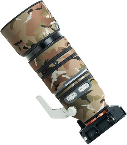 غطاء عدسة سوني FE 100-400 ملم F/4.5-5.6 GM OSS غطاء حماية لعدسة الكاميرا المموهة (اللون # تمويه عشبي ذابلة - مقاوم للماء) غطاء للمطر in Kuwait