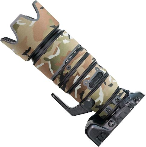 غطاء حماية لعدسة الكاميرا المموهة Nikon Z 70-200 مم F/2.8 VR S (اللون #MC Camouflage - مقاوم للماء) غطاء للمطر in Saudi Arabia