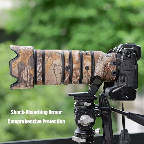 غطاء حماية لعدسة الكاميرا المموهة Nikon Z 70-200 مم F/2.8 VR S (اللون #MC Camouflage - مقاوم للماء) غطاء للمطر in Saudi Arabia