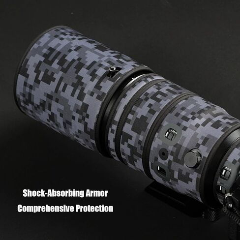 غطاء عدسة لكاميرا باناسونيك LEICA DG 200 مم F/2.8 كم حماية لعدسة الكاميرا المموهة (اللون # ورقة خضراء مموهة - مقاومة للماء) غطاء للمطر in Saudi Arabia