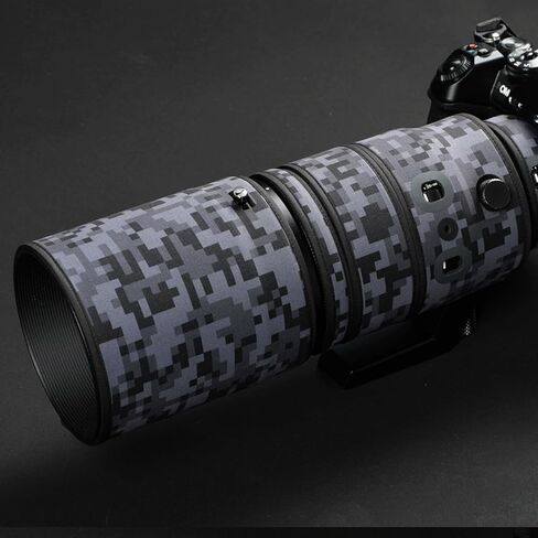 غطاء عدسة لكاميرا باناسونيك LEICA DG 200 مم F/2.8 كم حماية لعدسة الكاميرا المموهة (اللون # ورقة خضراء مموهة - مقاومة للماء) غطاء للمطر in Saudi Arabia