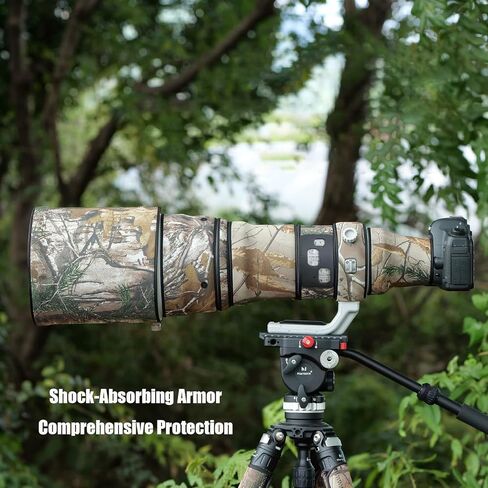 غطاء عدسة Canon EF 600mm F/4 L is II USM غطاء حماية لعدسة الكاميرا المموهة (اللون #Green Leaf Camouflage - مقاوم للماء) غطاء للمطر in Kuwait