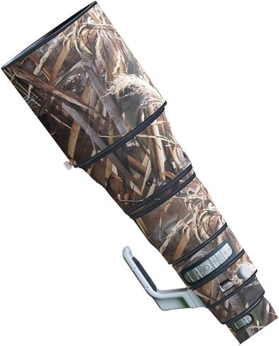 غطاء عدسة Canon EF 600mm F/4 L is II USM غطاء حماية لعدسة الكاميرا المموهة (اللون #Green Leaf Camouflage - مقاوم للماء) غطاء للمطر in Kuwait