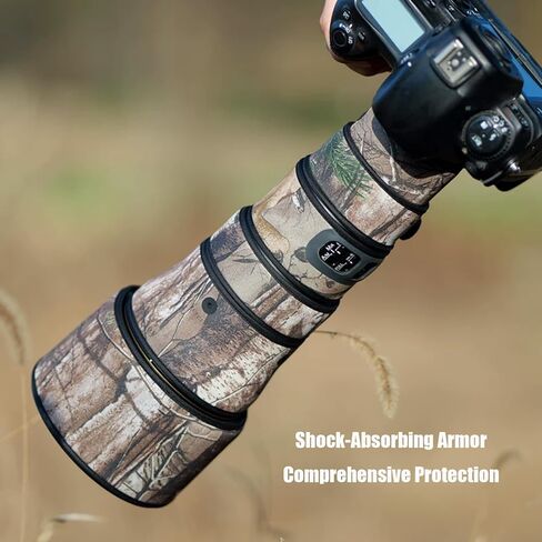غطاء عدسة لكاميرا Nikon AF-S 500mm F/5.6 E PF ED VR غطاء حماية لعدسة الكاميرا المموهة (اللون # تمويه عشبي ذابلة - مقاوم للماء) غطاء للمطر in Kuwait