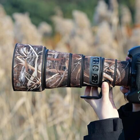 غطاء عدسة لكاميرا Nikon AF-S 500mm F/5.6 E PF ED VR غطاء حماية لعدسة الكاميرا المموهة (اللون # تمويه عشبي ذابلة - مقاوم للماء) غطاء للمطر in Kuwait