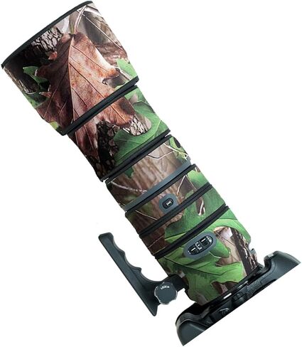 غطاء حماية لعدسات الكاميرا المموهة Sigma 150-500mm F/5-6.3 DG OS HSM (اللون #Green Leaf Camouflage - مقاوم للماء) غطاء للمطر in Kuwait