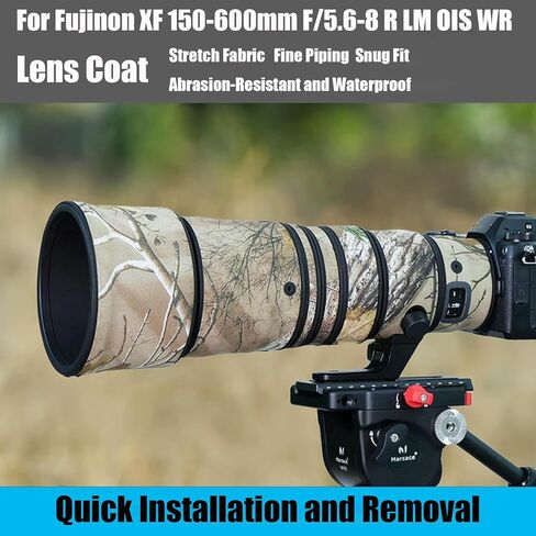 غطاء عدسة لكاميرا Nikon Z 600mm F/6.3 VR S غطاء حماية لعدسة الكاميرا المموهة (اللون # تمويه رقمي - مقاوم للماء) غطاء للمطر in Kuwait