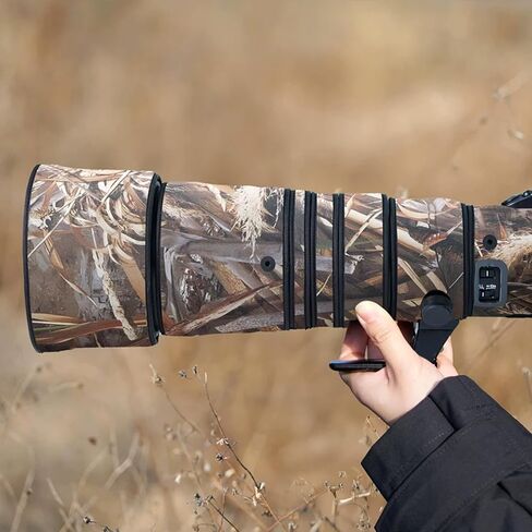 غطاء عدسة لكاميرا Nikon Z 600mm F/6.3 VR S غطاء حماية لعدسة الكاميرا المموهة (اللون # تمويه رقمي - مقاوم للماء) غطاء للمطر in Kuwait