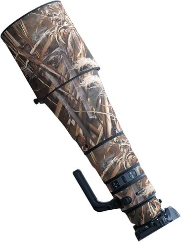 غطاء حماية لعدسات الكاميرا المموهة Nikon AF-S 800mm F/5.6 E FL ED VR (اللون #Jungle Camouflage - مقاوم للماء) غطاء للمطر in Kuwait