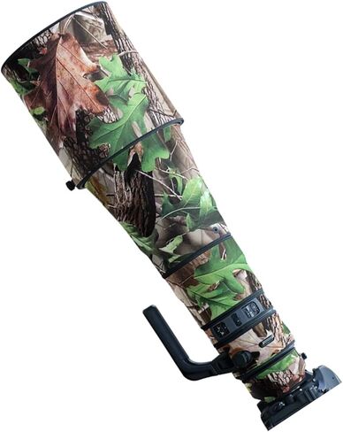غطاء حماية لعدسات الكاميرا المموهة Nikon AF-S 800mm F/5.6 E FL ED VR (اللون #Jungle Camouflage - مقاوم للماء) غطاء للمطر in Kuwait