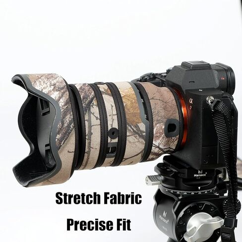 غطاء حماية لعدسات الكاميرا المموهة Sony FE مقاس 24-70 مم F/2.8 GM II (لون #MC مموه - مقاوم للماء) غطاء للمطر in Kuwait