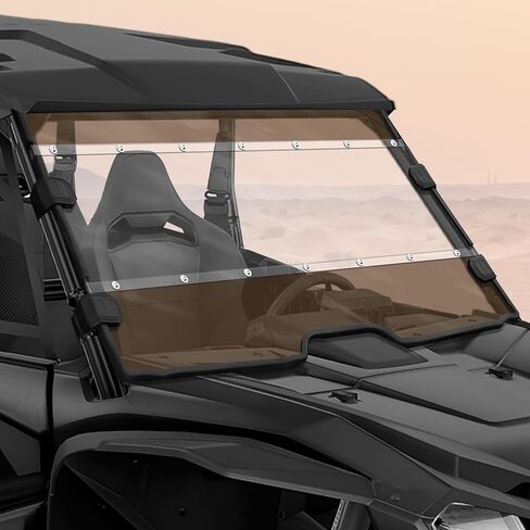 Dark Tinted Front Half Windshield for Honda Talon 1000R, 1000X, 1000X-4 (2019-2024), Durable Polycarbonate Windscreen, 1 PC in Kuwait