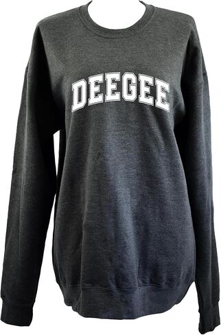 متجر نادي نسائي Delta Gamma Sweatshirt - Sweece Crewneck Sweatshirt ، مع تصميم الحروف اليونانية اسكواش in Saudi Arabia
