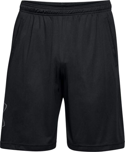 شورت رجالي من Under Armour برسومات UA Tech القياسية، أحمر/أسود in Saudi Arabia