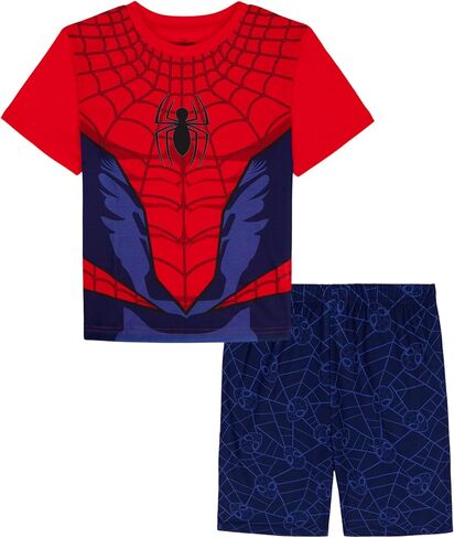 Marvel Boys' 2-Piece Loose-fit Pajama Set, Soft & Cute for Kids in Saudi Arabia