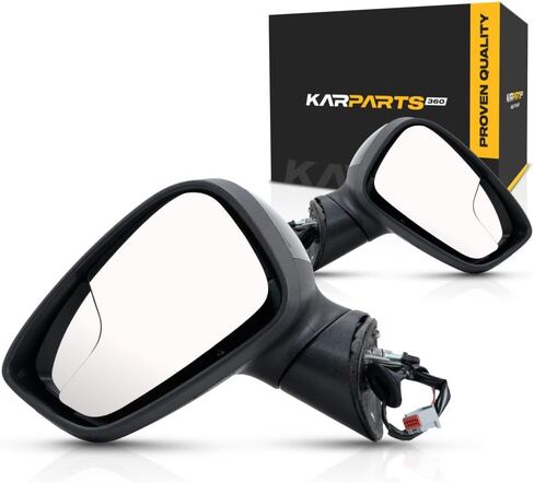 For Ford Fiesta 2011-2019 Door Mirror Driver Side | Power | w/Blind Spot Glass | Paint To Match | Replacement For FO1320458 | AE8Z17683A-PFM in Saudi Arabia