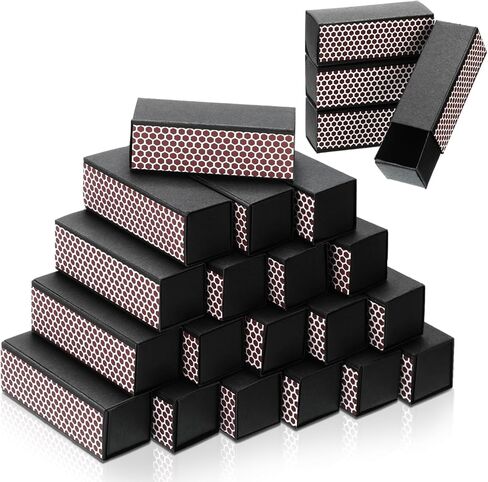 60 Pcs Blank Matches Containers DIY Storage Boxes for Guests Wedding Bridal Shower Baby Shower Halloween Party Favor (No Matches Included) (White,2.24 x 1.42 x 0.59 Inches) in Saudi Arabia