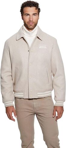 GUESS Men's Eco Melton Bomber in Saudi Arabia