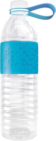زجاجة مياه كوبكو هيدرا سعة 20 أونصة من تريتان مع غطاء مانع للتسرب ومقبض محكم - خالية من البيسفينول A، آمنة للاستخدام في غسالة الأطباق، سهلة الفتح للثلج والفواكه - تناسب حاملات الأكواب، خفيفة الوزن، متينة (روبنز البيض الأزرق) in Kuwait