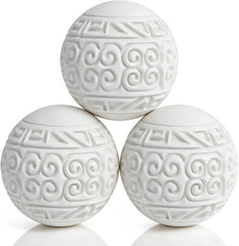 Feng Shui Orbs Ball for Bowls (Set of 3) Gold Accent Resin 3 inch Decorative Sphere Balls for Bowl Fillers Home Living Room Decoration in Kuwait