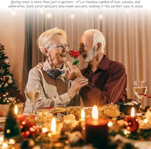 Gold Dipped Rose 24K - Forever Gift for Her,Perfect for Women,Girlfriend Gifts,Valentine’s Day,Birthday or Graduation Gifts - Red in Kuwait