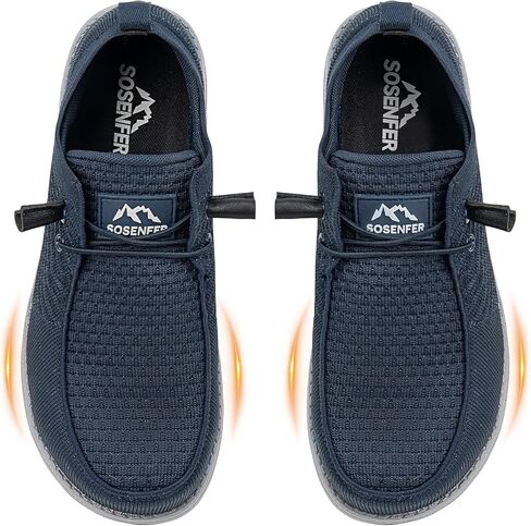 SONSEFREFT الصلب أحذية إصبع القدم للرجال | حذاء العمل المقاوم للانزلاق مع إصبع القدم المركب | متسكعون للسلامة خفيفة الوزن للبناء والمستودعات | نعل المطاط غير القابل للانزلاق in Kuwait