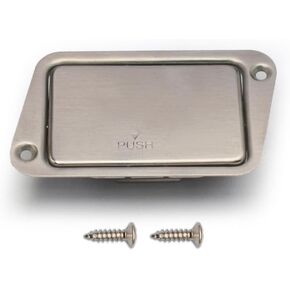 Stainless Steel 9V Guitar battery Box Battery Cover Box Case Compartment for Active Guitar Bass Bevel Style