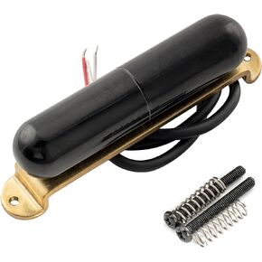 Artec LSA70 Alnico 5 Lipstick Style Single Coil Bridge Pickup 7.5K for Strat Style Electric Guitar, Black