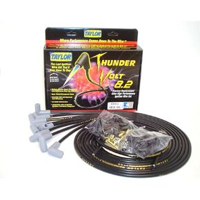 Taylor Cable 83051 Black ThunderVolt 8.2mm Ultra High Performance Universal Fit Ignition Wire Set