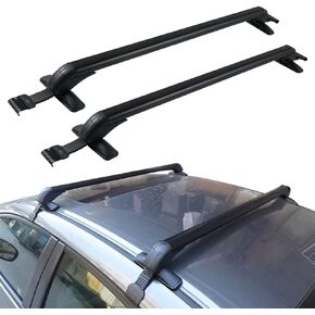 Bevinsee Roof Rack Cross Bars Compatible with Honda Civic 2006-2020 with Anti-Theft, Aluminum Crossbars Rooftop Cargo Bag Kayak Bike Luggage Snowboard Skiboard Carrier Canoe Kayak Bike