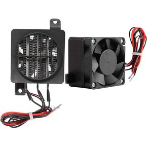 Energy Saving PTC Car Air Heater Energy Saving Small Space Car Fan Heater Constant Temperature Heating Element Heaters, Heating Incubator (24V 150W)
