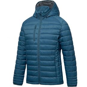 fit space Womens Puffer Jacket Down Synthesis Lightweight Hiking Jacket Winter Warm Coat Quilted Water Resistant Packable