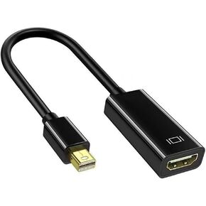 محول Mini DisplayPort إلى HDMI، محول Mini DP إلى HDMI بطول 0.5 قدم (ذكر إلى أنثى) متوافق مع MacBook Air/Pro، Microsoft Surface Pro/Dock، الشاشة، جهاز العرض والمزيد، 1080P، 60 هرتز in Saudi Arabia