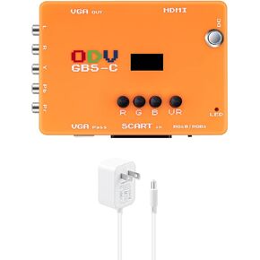 Mcbazel ODV-GBS-C RGBS/SCART/YPbPr/VGA to HDMI/VGA Scan Converter for Retro Gaming Console with US Plug - NO AV/Composite/RCA | VGA Max 60Hz in Kuwait