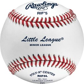 Rawlings | RIF Little League Training Baseballs | 12 Count | Level 5 (Ages 7-10) & Level 10 (Ages 10+) Options